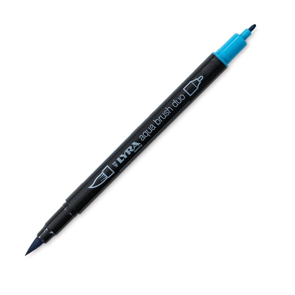 Lyra Aqua Brush Duo Marker - Deep Turquoise 053