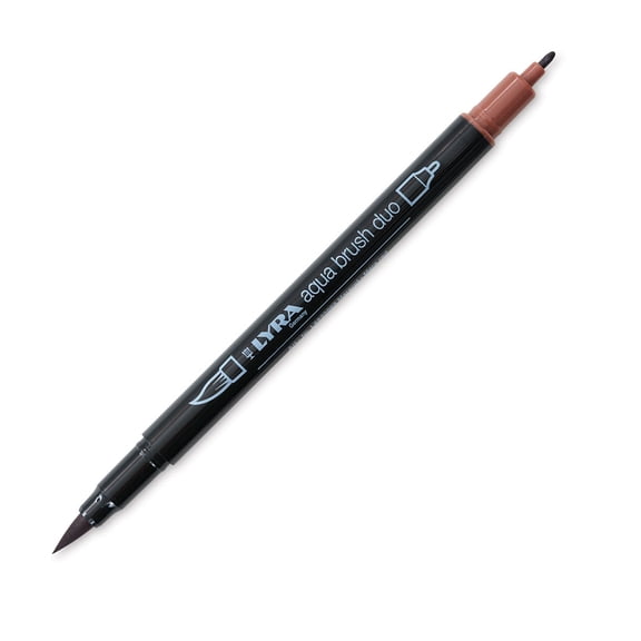 Lyra Aqua Brush Duo Marker - Mars Red 089