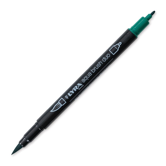 Lyra Aqua Brush Duo Marker - Mineral Green 058