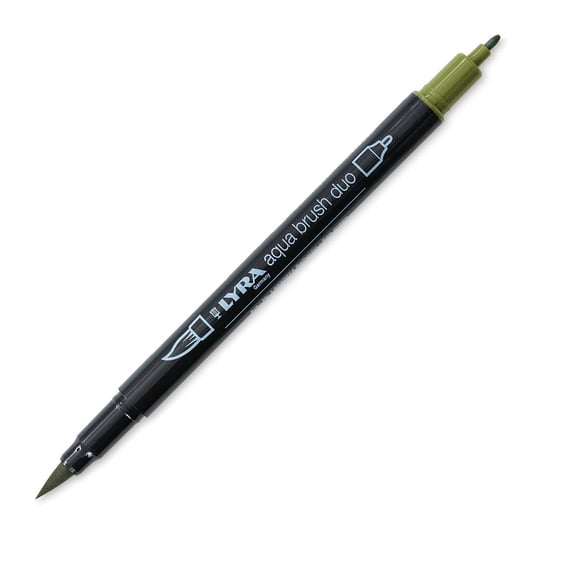 Lyra Aqua Brush Duo Marker - Sap Green 074