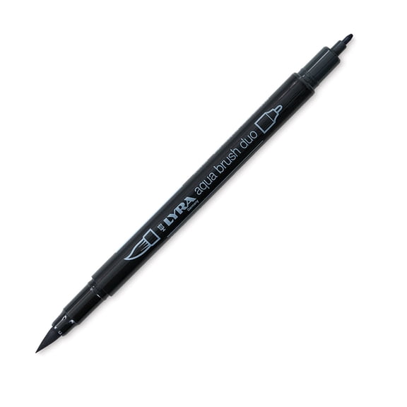Lyra Aqua Brush Duo Marker - Warm Grey Deep 198