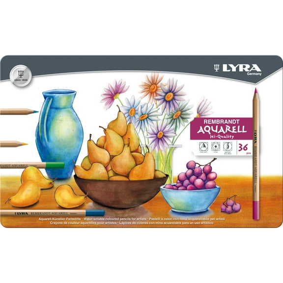 Lyra Aquarell Colored Pencil Set, 36-Colors
