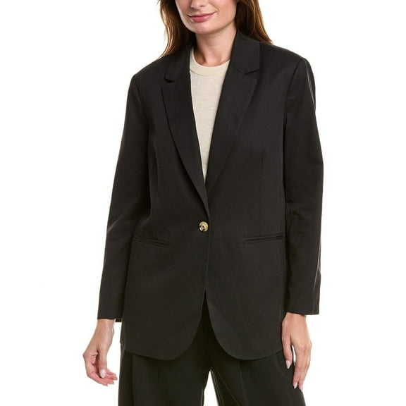 Lyra & Co womens  Blazer, S/4, Black