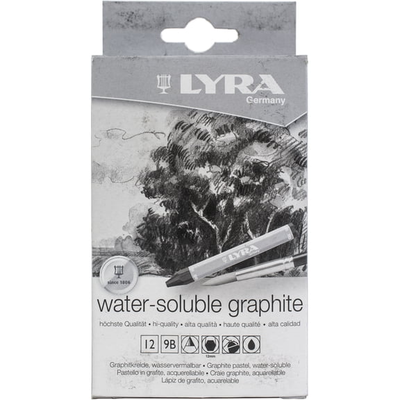 Lyra Graphite Water-Soluble Crayon-9B