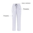 thumbnail image 1 of Lyrcatrment Scrubs for Men with Pockets Drawstring Elastic Waist Stright Leg Comfy Soft Scrub Pants, 1 of 7