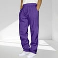 thumbnail image 1 of Lyrcatrment Sweatpants for Men Drawstring Elastic Waist Running Gym Workout Stright Leg Pants with Pockets, 1 of 5