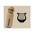 thumbnail image 1 of Lyre Harp Musical Instrument Rubber Stamp for Scrapbooking Crafting Stamping - Mini 1/2 Inch, 1 of 7