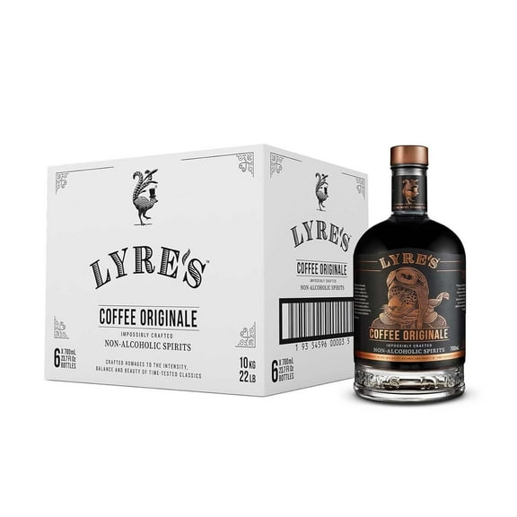 Lyre's Coffee Originale - Non-Alcoholic Spirit, Case of 6, Coffee Liqueur Style, Premium, 23.7 Fl Oz x 6