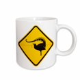 thumbnail image 1 of 3drose, Lyrebird Warning Sign, Australia - Au01 Dwa4642 - David Wall, 11oz Mug, 1 of 6