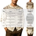 thumbnail image 1 of Lyrehush Men's Knit Cardigans Open Front Patterned Long Sleeve Cardigan Casual Button down Sweaters, 1 of 6