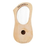 Lyres Wood String Instrument Ancient Style DIY for Boys and Girls Beginner