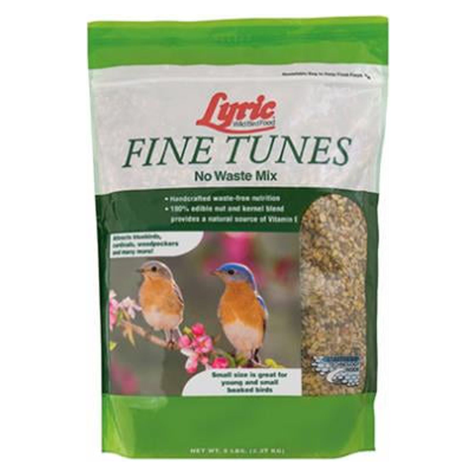 Lyric 2647409 Fine Tunes Wild Bird Food, No Waste Mix, 5 Lbs. - Quantity 8
