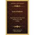 thumbnail image 1 of Lyrical Ballads : Reprinted From The First Edition Of 1798 (1890) (Paperback), 1 of 1