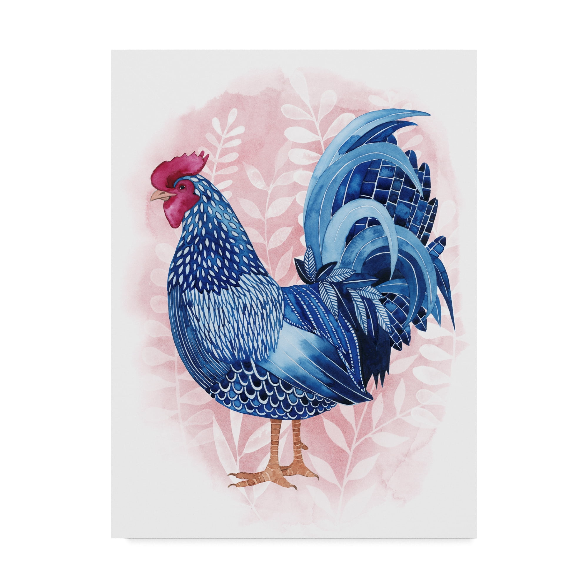 Lyrical Crow II' Canvas Art by Grace Popp