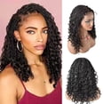 thumbnail image 1 of Lyricalhair Box Braided Wig for Black Women 18" Hand Braids Lace Front with Baby Hair Wigs Micro Twist Cornrow Braid Synthetic Hairpiece, 1 of 5