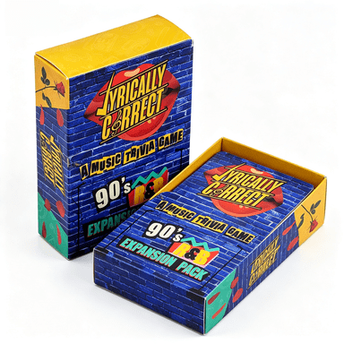 Lyrically Correct 90s R&B Expansion Pack Music Trivia Game for Adults and Teens Party Game