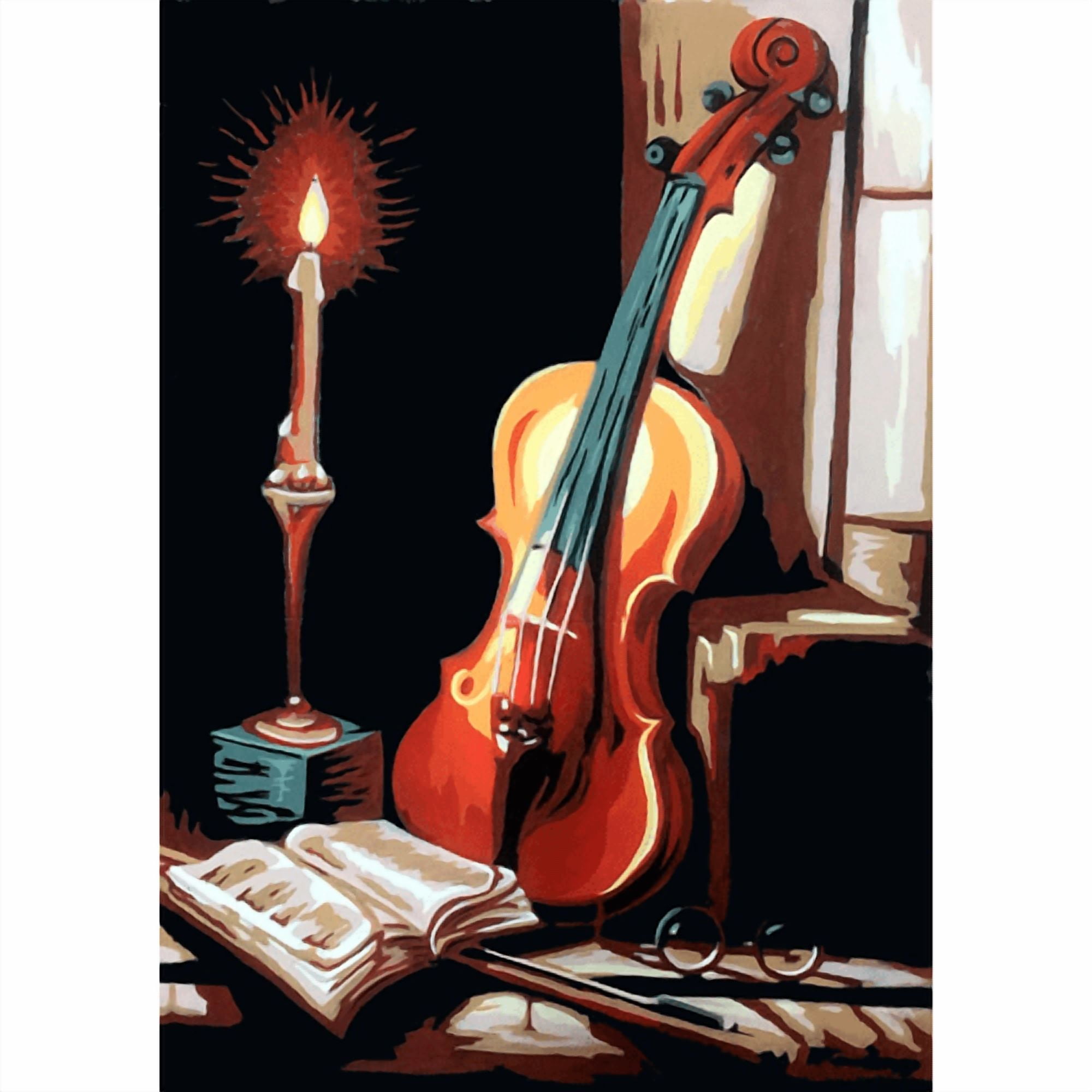 "Lyrics" Printed Canvas for  Needlepoint Tapestry Gobelin  Embroidery Gobelin L 14861