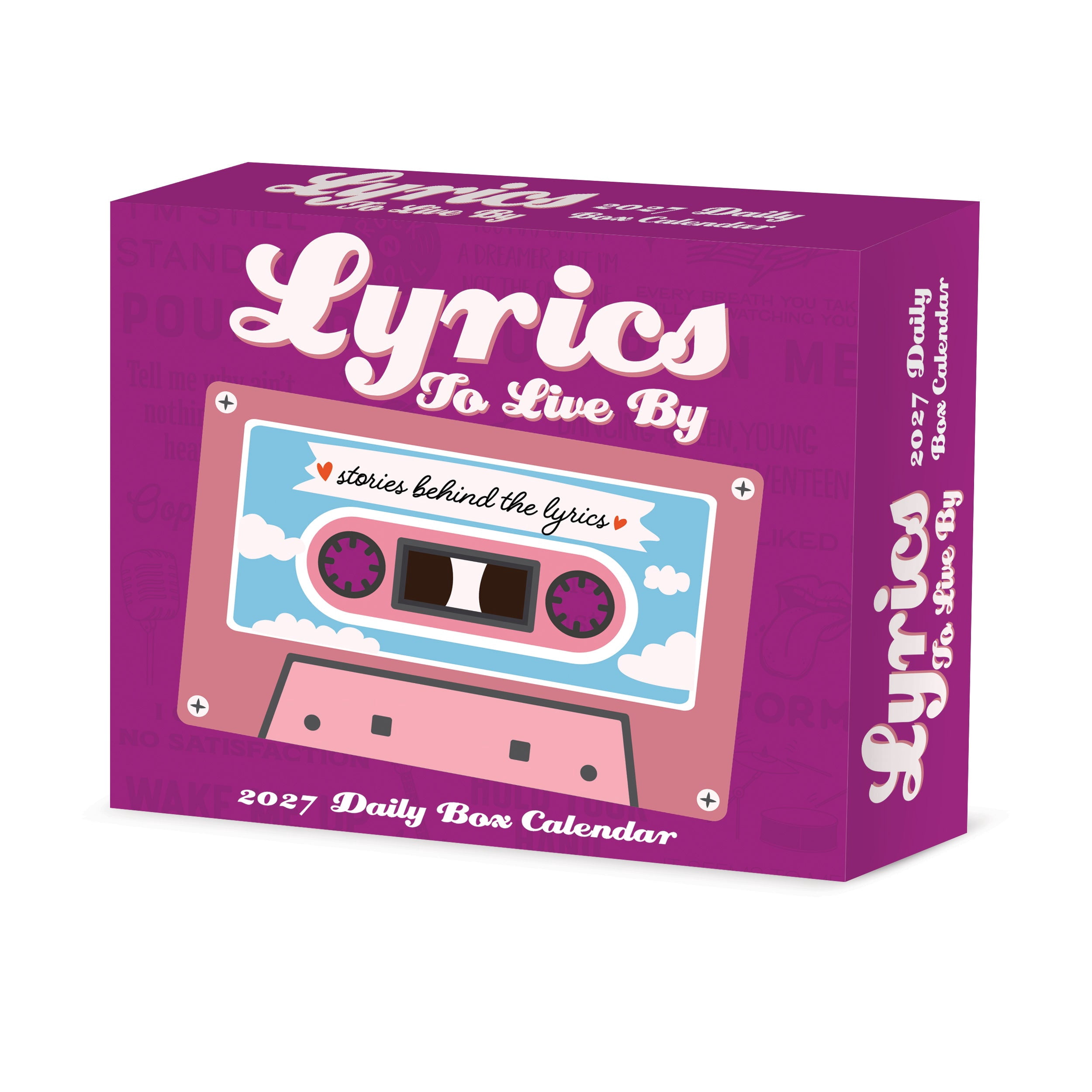 Willow Creek Press, Lyrics to Live By 2027 Box Calendar