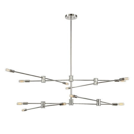 Savoy House Lyrique 12-Light Chandelier in Polished Nickel - 1-7001-12-109