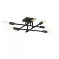 thumbnail image 1 of Lyrique 8-Light Ceiling Light in Matte Black, 1 of 5