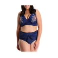 thumbnail image 1 of Lysa Women's Plus Size Barbie Floral Embroidered Bikini Swimsuit 2pc Set 0X 1X 2X 3X, 1 of 6