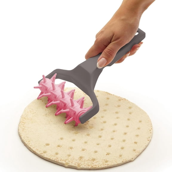 Lysliv Pastry Cutting Wheel, Pastry Wheel Decorator Pie Crust Pastry Wheel and Cutter for Cutting Pastry, Rolled Pastry Pie Crimper, Baking & Cooking Tool for Apple Pie Crust or Ravioli Pasta