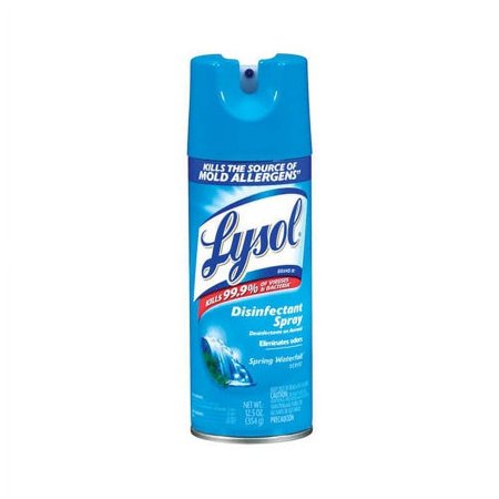 Lysol 1920002845 Disinfectant Spray, Spring Waterfall Scent, 12.5 Oz, Each