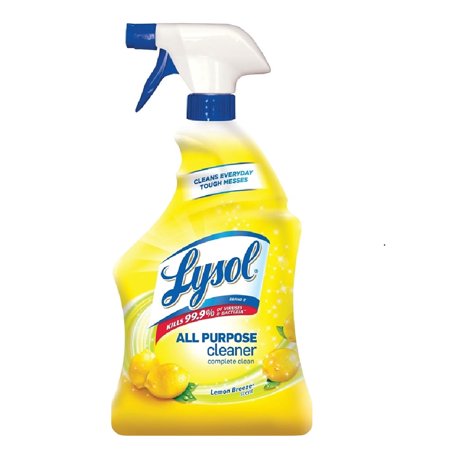 Lysol 1920075352 All-Purpose Cleaner, Turquoise, Lemon Breeze 32 oz., Each