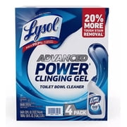 Lysol Advanced Toilet Bowl Gel Cleaner 32 fl. oz., 4 pk.