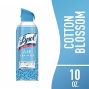 Lysol® Air Sanitizer Spray, For Air Sanitization and Odor Elimination, Cotton Blossom Scent, 10 Fl. Oz