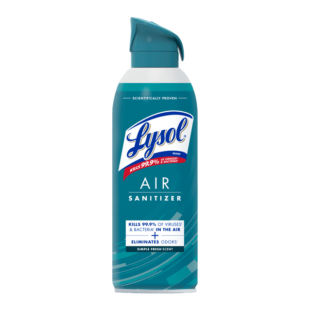 Lysol Air Sanitizer Spray, For Air Sanitization and Odor Elimination