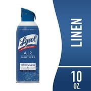 Lysol® Air Sanitizer Spray, For Air Sanitization and Odor Elimination, White Linen Scent, 10 Fl. Oz