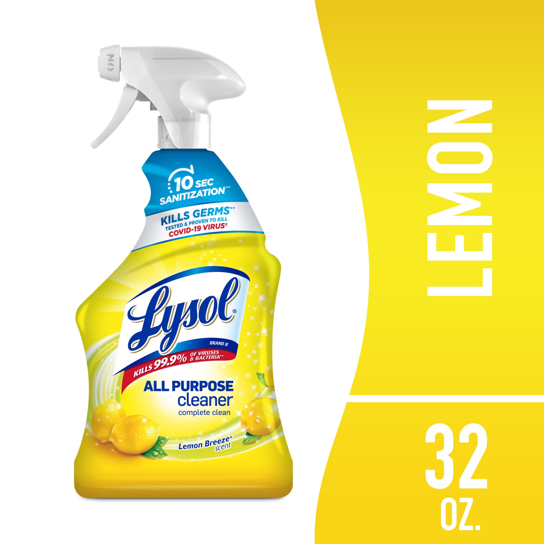 Lysol Lemon Breeze Scented All Purpose Cleaner & Disinfectant Spray - 32 fl oz