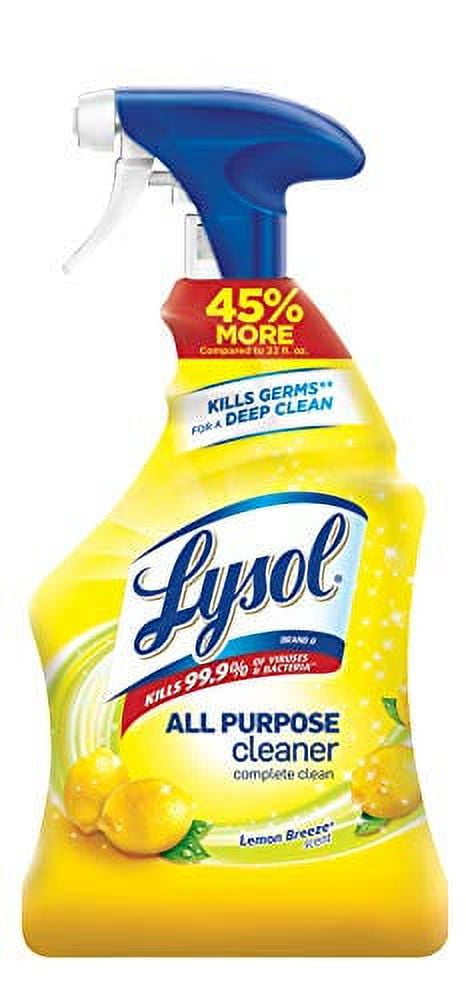 Lysol Lemon Breeze Scented All Purpose Cleaner & Disinfectant Spray - 32 fl oz