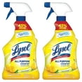 Lysol All Purpose Cleaner Spray, Lemon Breeze, Kills Germs (2X32oz