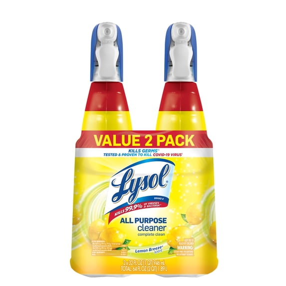 Lysol All Purpose Cleaner Spray Lemon Breeze (Pack of 20)