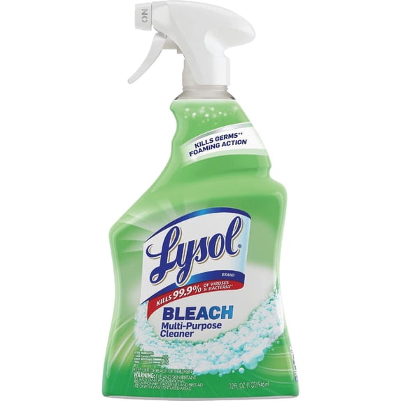 Lysol All Purpose Cleaner Spray, White & Shine w. Bleach, 32oz