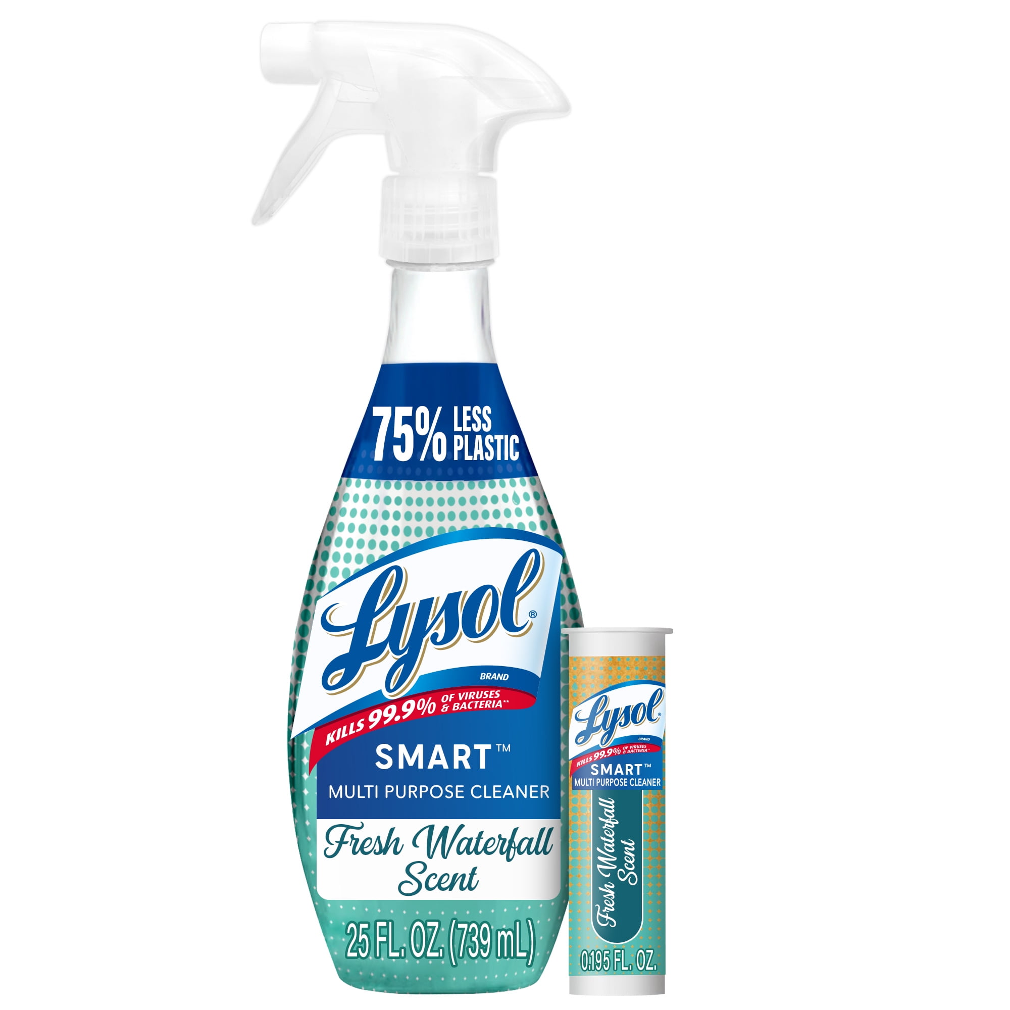 Lysol AllPurpose Cleaners, Fresh Waterfall Scent, 25 Fluid Ounce, 2
