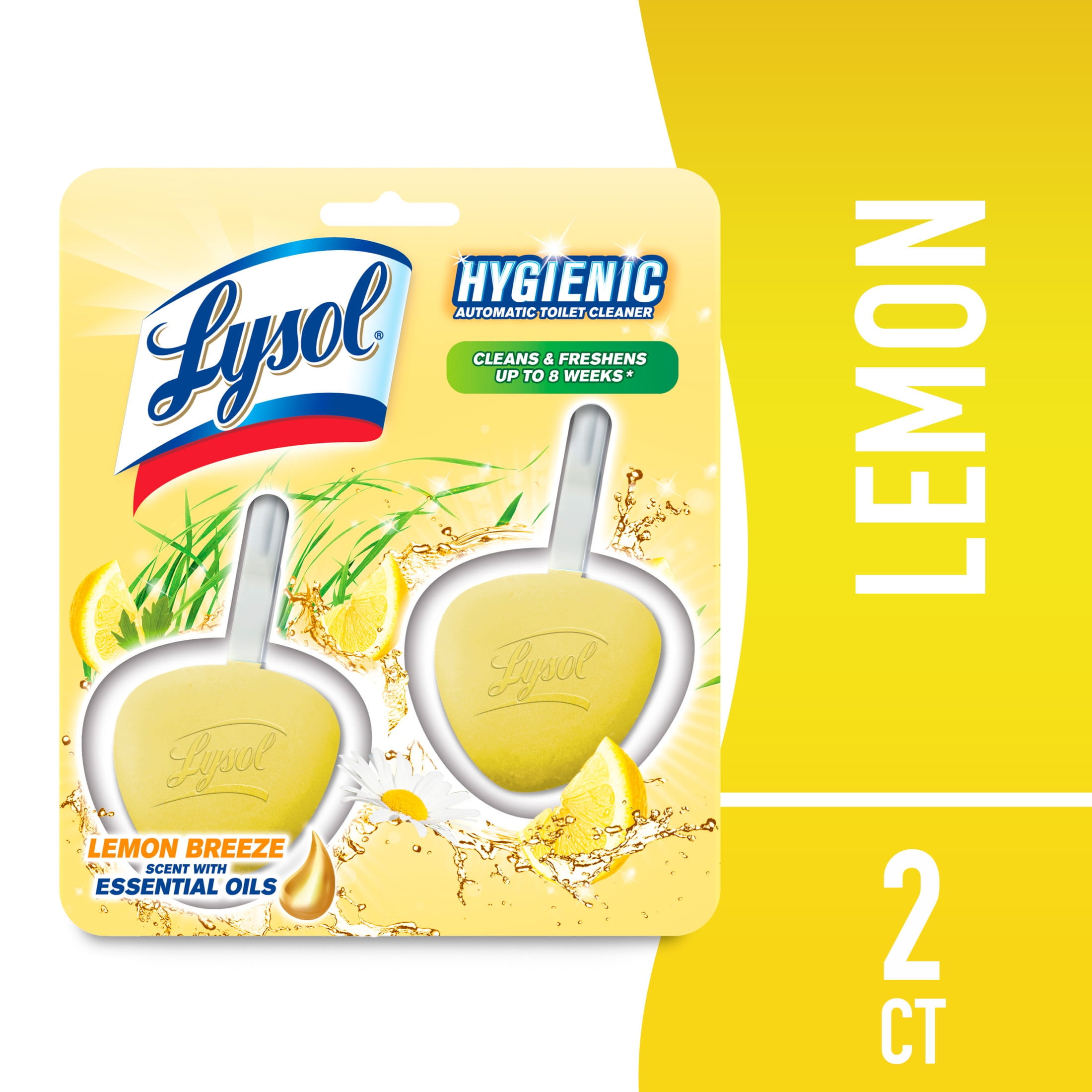 Lysol Hygienic Automatic Toilet Bowl Cleaner, Fresh Bathroom Clip