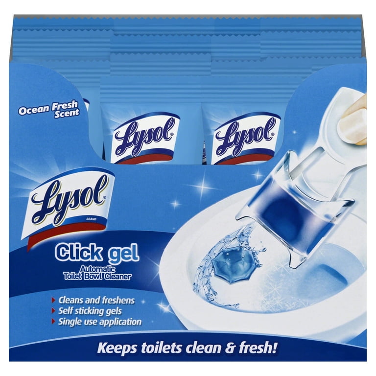 Lysol Automatic Toilet Bowl Cleaning Click Gel Ocean Fresh Scent