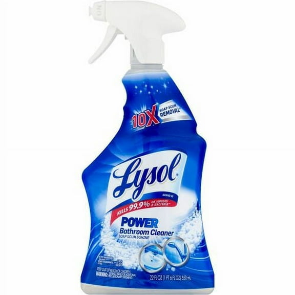 Lysol Bathroom Cleaner - Spray - 22 oz (1.37 lb) - Spray Bottle - 1 Each | Bundle of 2 Each