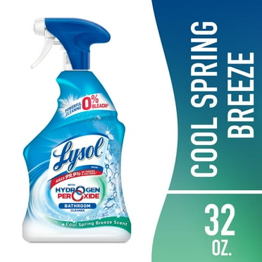 Lysol Bathroom Cleaner Spray, Bleach Free, Spring Breeze Scent, 32 fl oz