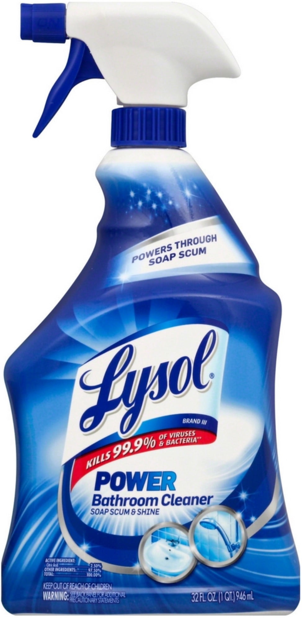 LYSOL 12-Pack 24-fl oz Island Breeze Foam Multipurpose Bathroom