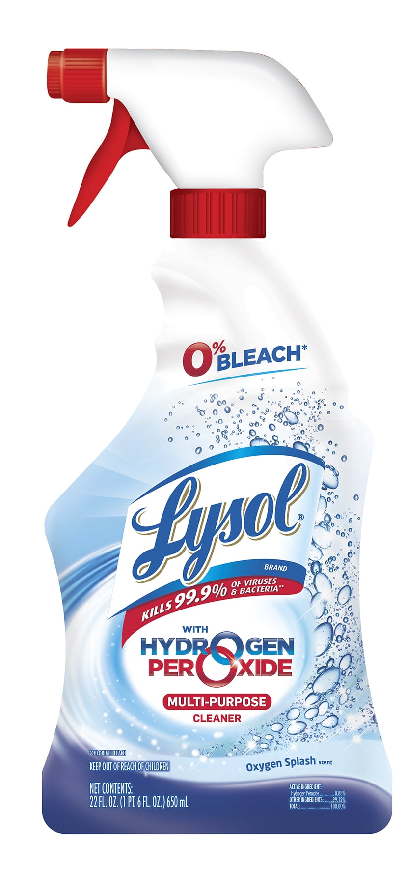 Lysol Bleach Free Hydrogen Peroxide MultiPurpose Cleaner Spray, Citrus, 22oz