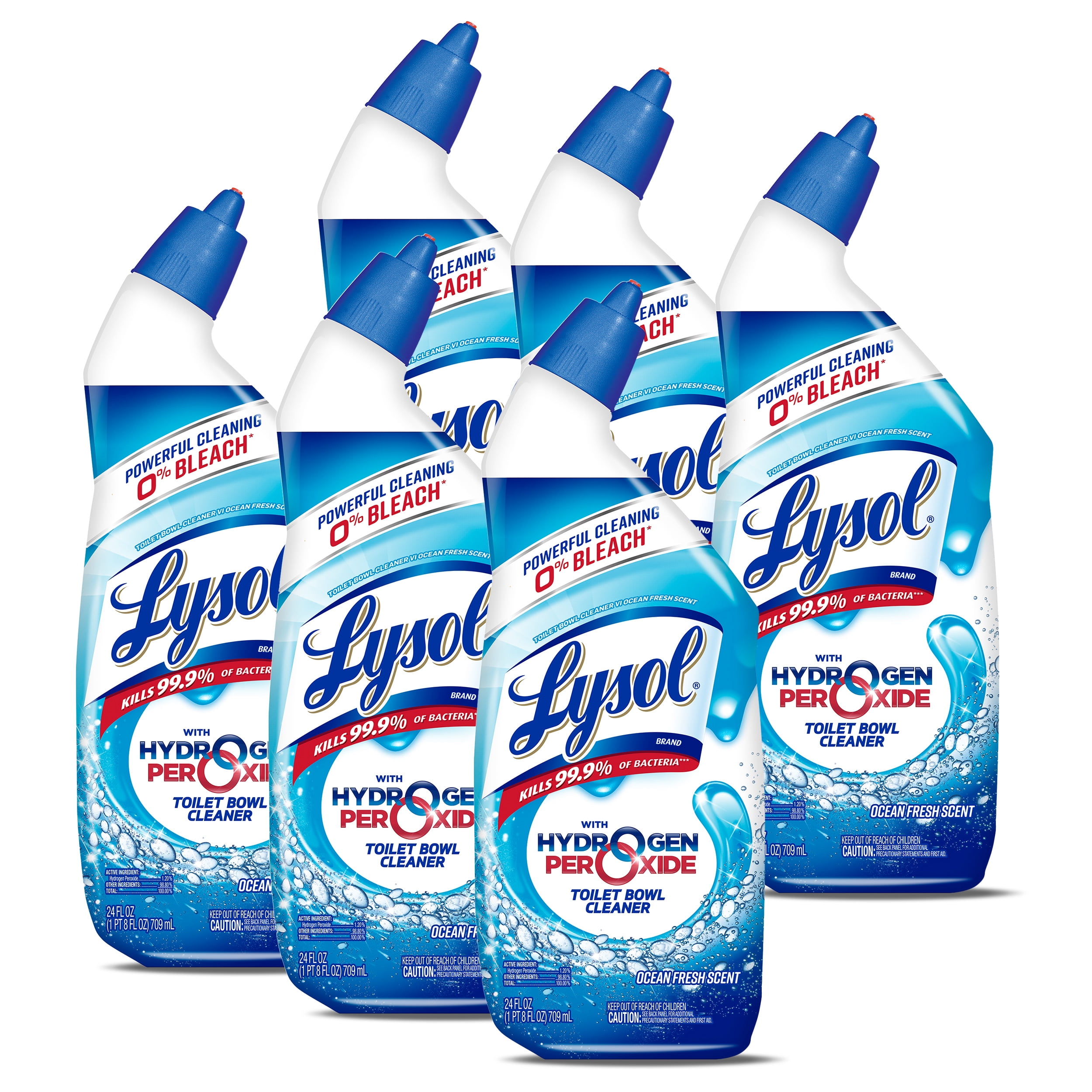 Lysol Bleach Free Hydrogen Peroxide Toilet Bowl Cleaner, Fresh, 24 Oz