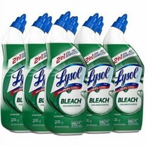 Lysol Bleach Toilet Bowl Cleaner - 24 fl oz (0.8 quart)Bottle - 9 / Carton - Disinfectant, Deodorize - Blue Lysol Bleach Toilet Bowl Cleaner - 24 fl oz (0.8 quart)Bottle - 9 / Carton - Disinfectant, Deodorize - Blue