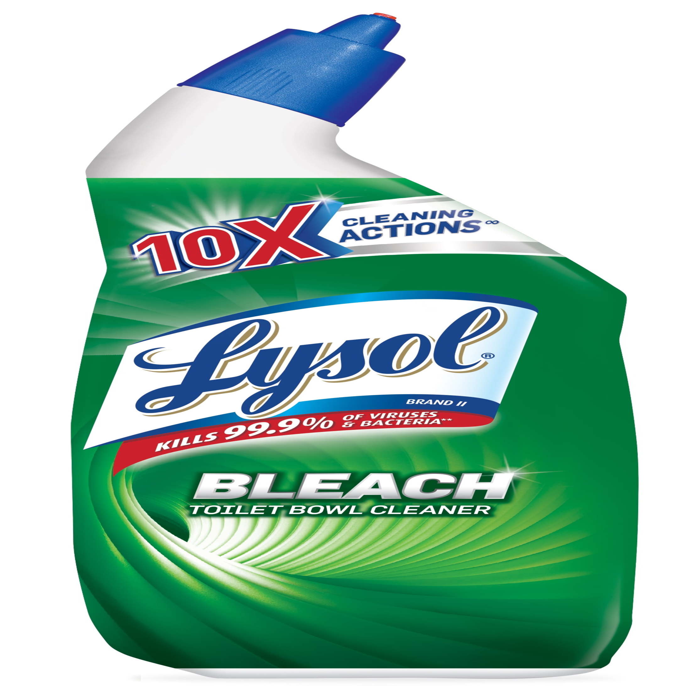 Lysol® Bleach Toilet Bowl Cleaner, 24oz, 10X Cleaning Power - Walmart ...