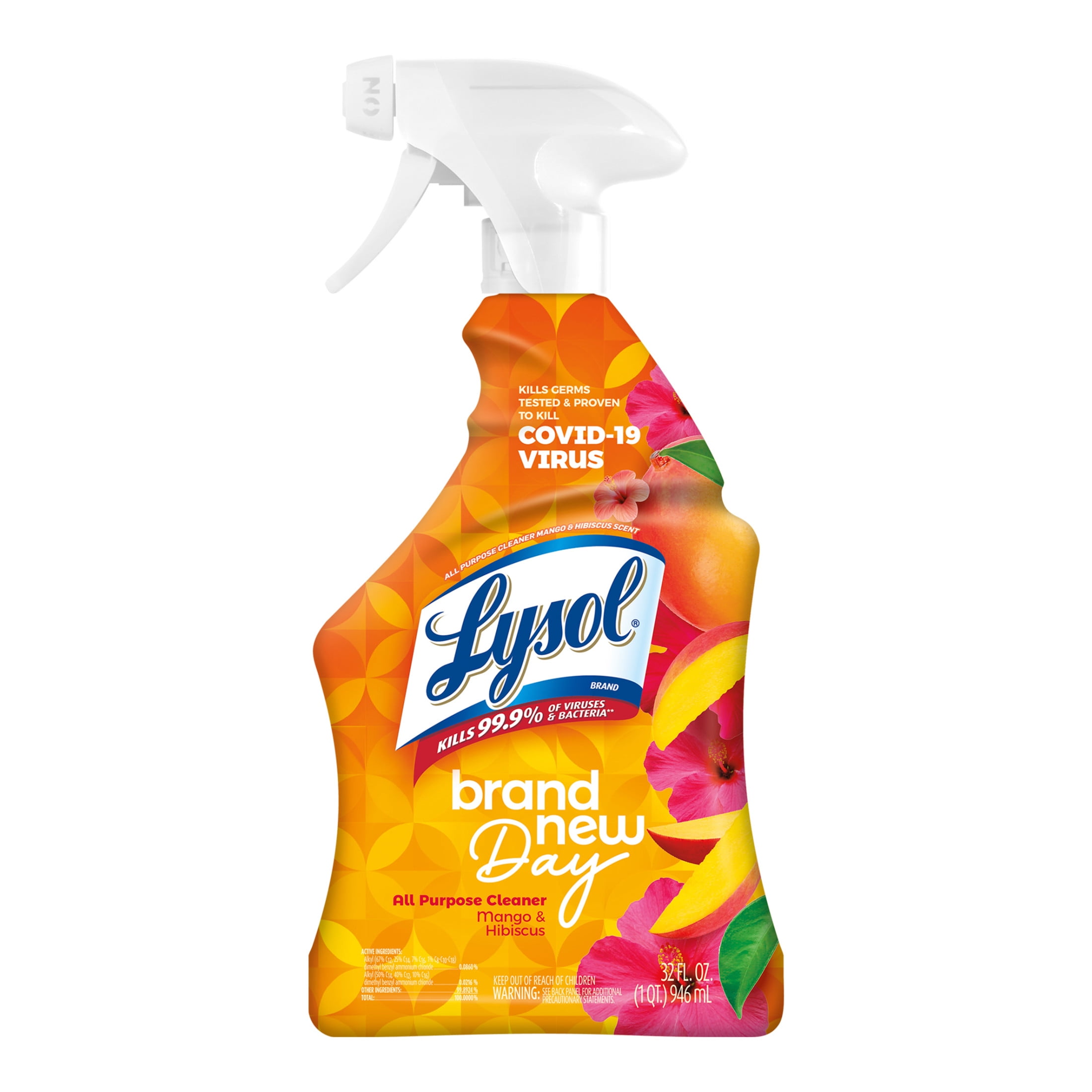 Lysol Brand New Day All Purpose Cleaner 32oz, Mango & Hibiscus, Deep Clean