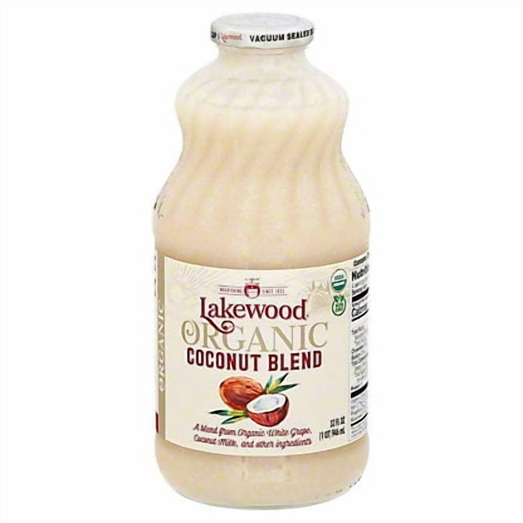 2 Pack - Lakewood Organic Coconut Juice Blend, 32 oz