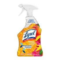 Lysol Brand New Day Bathroom Cleaning Foamer Aerosol, Mango & Hibiscus, 32 fl oz